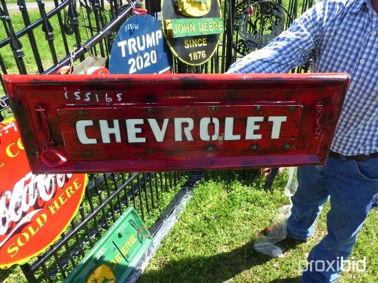 Chevrolet mini tailgate sign