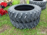 (2) Firestone 18.4-46 tires