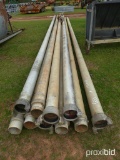 (10) 30' twist lock irrigation pipes w/ fittings
