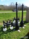 (2) driveway lamps replicas