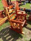 Cedar rocking chair