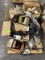 Pallet of Wire, Bolts, Breakers