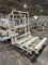 Lot of 2 Rolling Racks