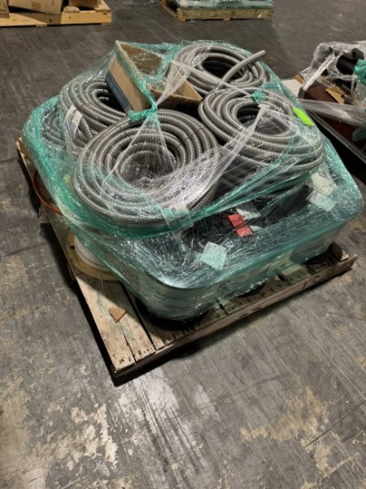 Pallet of Wire and Wire Conduit Pallet of Wire and Wire Conduit