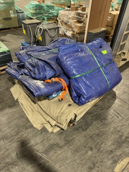 Pallet of Tarps Pallet of Tarps