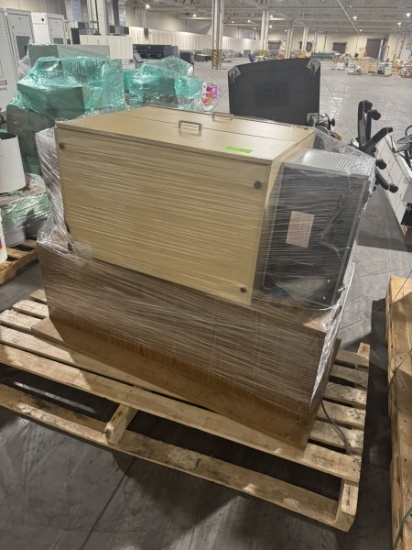 Pallet with Cabinets and Microwave Pallet with Cabinets and Microwave