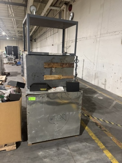 Bin and two rolling Carts Bin and two rolling Carts