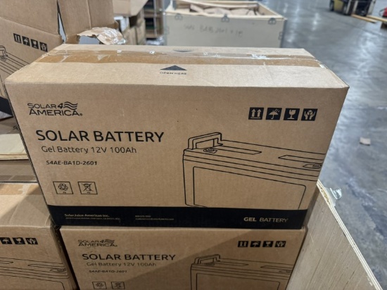 (10) Solar Batteries Model:S4AE-BA1D-2601