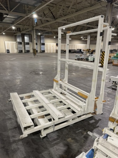 Lot of 2 Rolling Racks