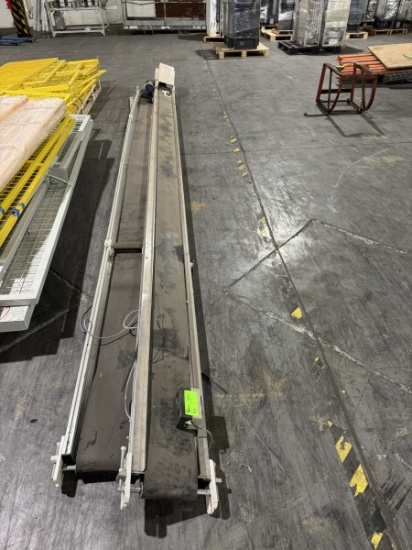 (2) Aluminum Conveyors (2) Aluminum Conveyors