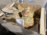 Crate Containing (12) Solar Batteries S4AE-BA1B-2601 (2) Bags Black Cables, 2 Bags Red Cables