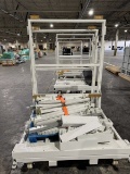Lot of 2 Rolling Racks