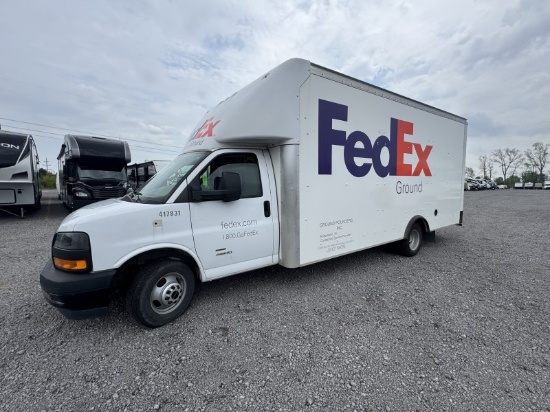 2018 GMC Savana 4500 Cutaway Box P1000, 85,483 Miles,  VIN: 7GZ67VCG2JN008782 -  Located 7719 N C...