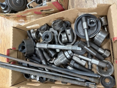 Lot of Assorted Knock-Out Punches, Drill Bits, Extensions