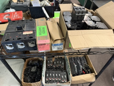 Large Lot of Breaker Switches; Assorted Sizes