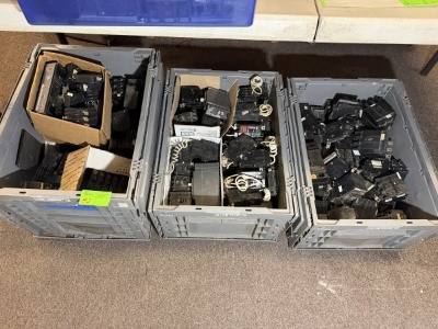 Large Lot of Breaker Switches; Assorted Sizes