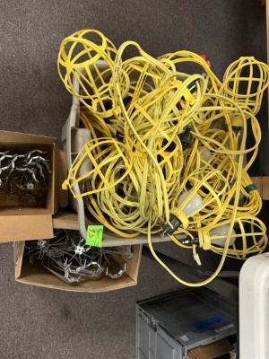 Lot of Temporary Lights & Light Cages