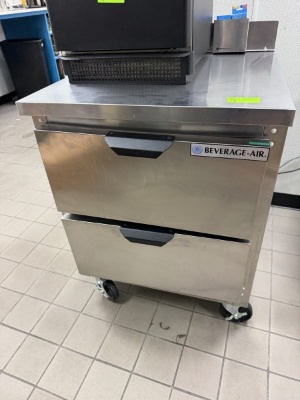 Beverage-Air 2 Drawer Refrigerator, Model: WTRD27AHC-2, SN: 15206667