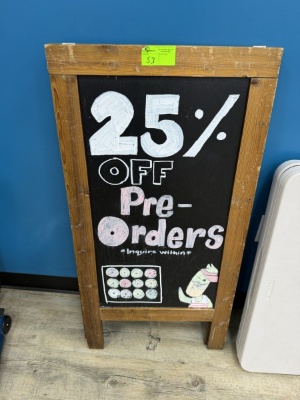 Sandwich Board Sign