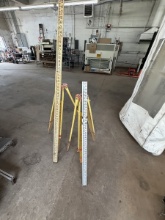 2 Tripods & 2 Stick Measures