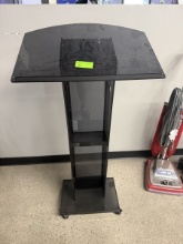 Black Plastic Podium