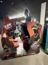 Jurassic Park Arcade Game, 2 Player, by Raw Thrills Inc, SN: JURASSIC-7912, No Keys, Machine Has ...