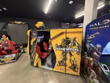 Transformers Human Alliance 2 Player Game, Sega Amusements, Made 2014, Machine Has Been Broken Down