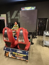 Space Invaders Frenzy 2 Player Game with Screen