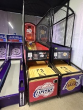 Los Angeles Clippers NBA Hoops Machine Has Been Broken Down For Transport