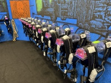 Lot of (20) Laser Force Gen 8 Infinity Laser Tag Vests, Comes with ASUS CPU