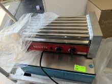 New Avantco Hot Dog Roller with Bun Drawer
