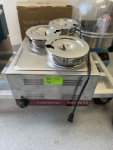 Avantco Electric Warmer w/ 3 Well Top