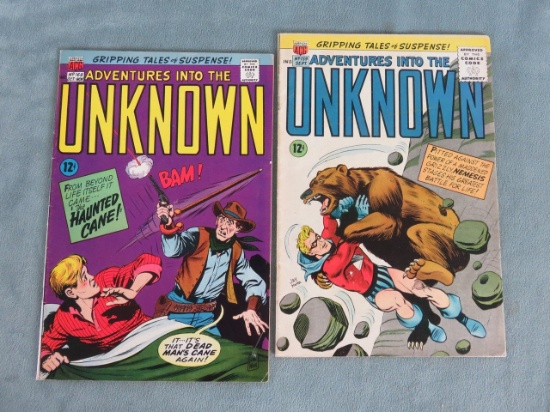 Adventures Into The Unknown Silver Lot of (2)