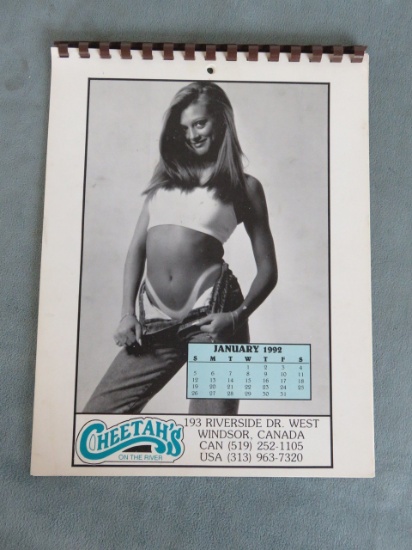 Cheetah's On The River 1992 Calendar