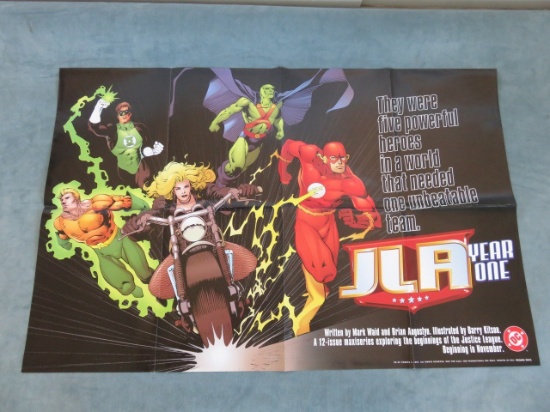 JLA Year One 1997 Promo Poster!