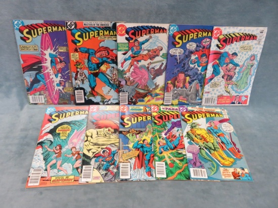 Superman High-Grade Copper Lot of (10)