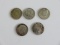 Group of 5 Silver/Clad Kennedy Halves 1968-D