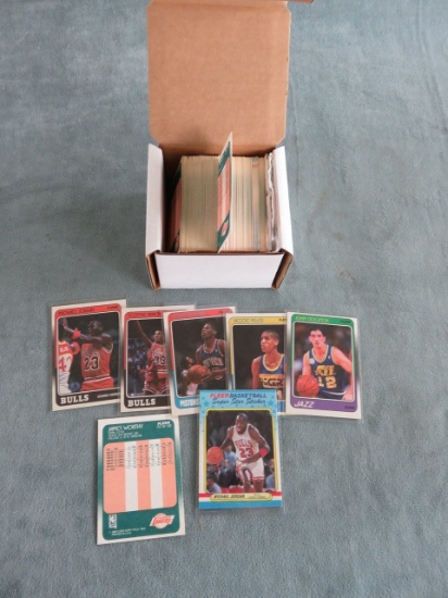 1988-89 Fleer Basketball Set W/Stickers