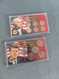 Oval Office Lot of 11 Coins in 2 Plastic Holders