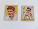 1933 Goudey Detroit Tigers Card Lot of Two