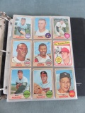 1968-1970 Topps Baseball Cards in Binder & Pages