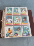 1983 Topps Baseball Card Set in Binders & Pages