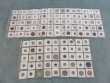 200 Assorted Foreign Coins in Pages & 2 x 2s