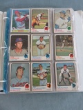 Binder of About 340 Assorted 1970s-80s Sports Card