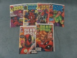 Deadpool Early Group of (6) Comics #3-9