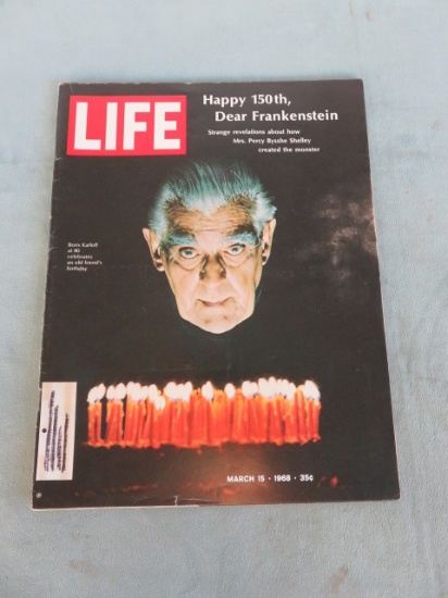 Boris Karloff 1968 Life Magazine