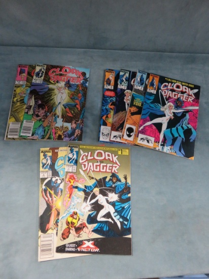 Cloak and Dagger (1980s) Group of (8)