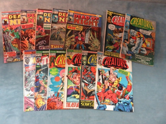 Marvel Bronze Age Horror Comic Lot of (13)