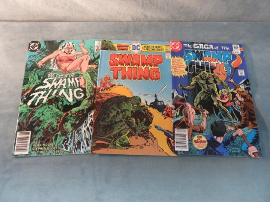 Saga of The Swamp Thing Lot of (3) w/#1!