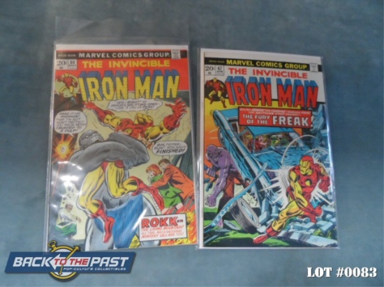 Iron Man Lot of (2) Early Bronze.